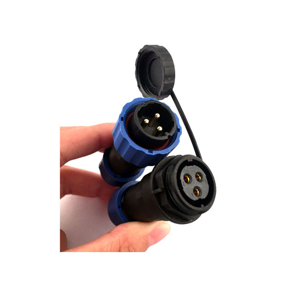 防水接頭SP21-3芯 對(duì)接式塑料防水戶(hù)外連接器