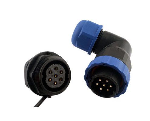 戶外照明防水連接器插頭航空插座SP21 10芯