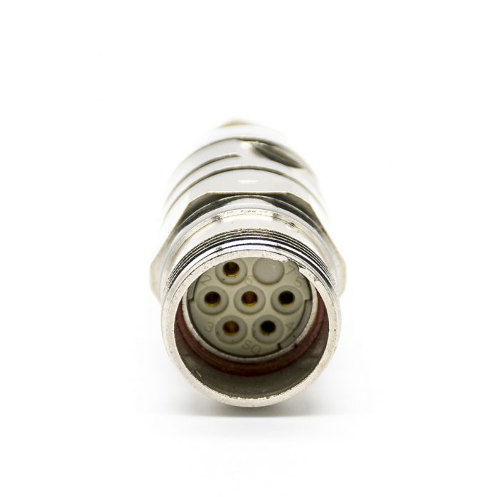 6芯連接器M23直式焊線連接器