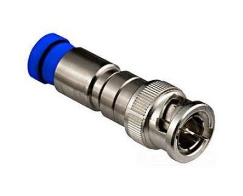 F型連接器公頭壓接RG6同軸線纜