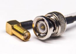 BNC線接口公頭直式轉(zhuǎn)SMA彎式母頭同軸線纜及RG316