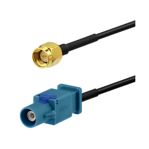 EB-101-0565 SMA轉(zhuǎn)Fakra Z型直式公轉(zhuǎn)公車載GPS天線延長線30厘米