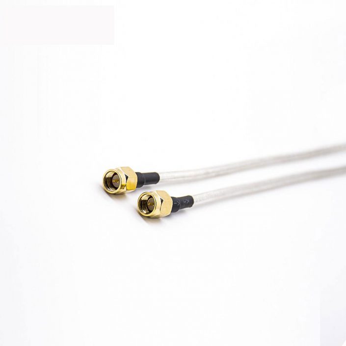 同軸線SMA直式公頭兩頭直式焊接RG405線同軸線纜