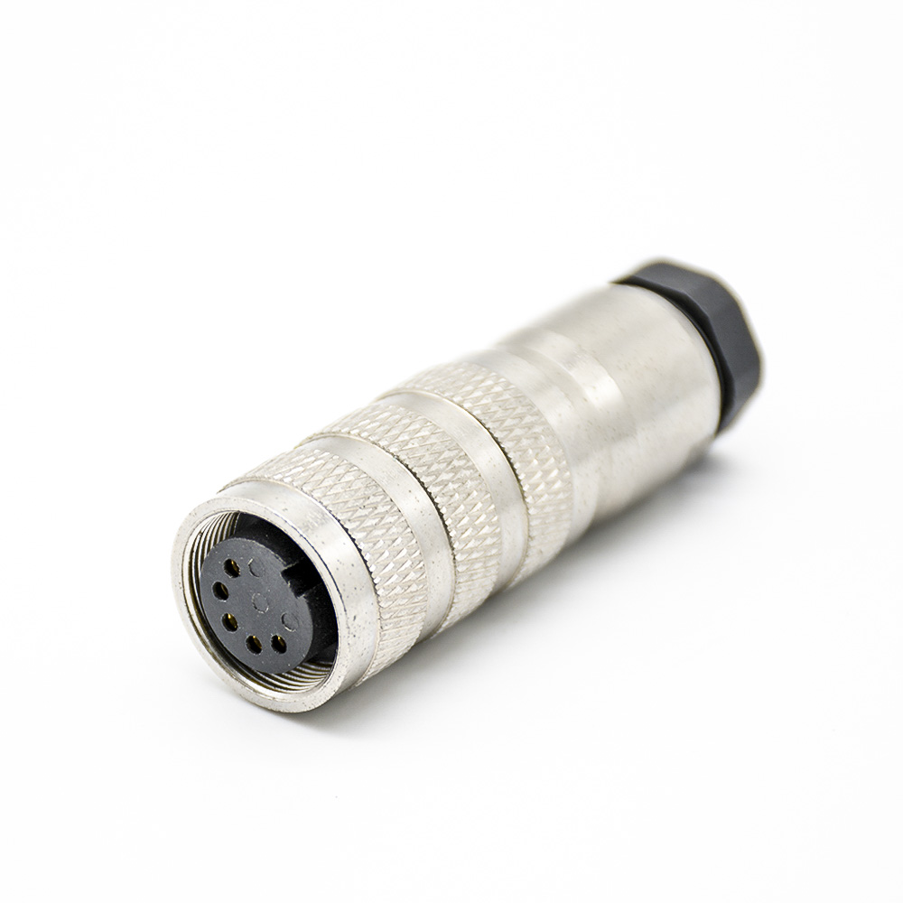 EB-400-3073 對接連接器M16連接器5芯母插頭和公插座一套前鎖板焊線帶屏蔽