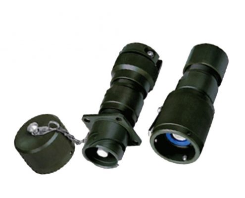 牽引連接器YGC直式1芯卡口連接壓接式IP67公母對接帶防塵蓋鐵路機車連接器