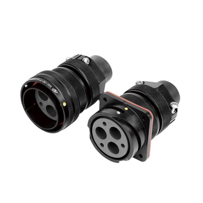 EB-418-1012 YGC電連接器3芯直式卡口式連接壓接式IP67公母對接牽引連接器