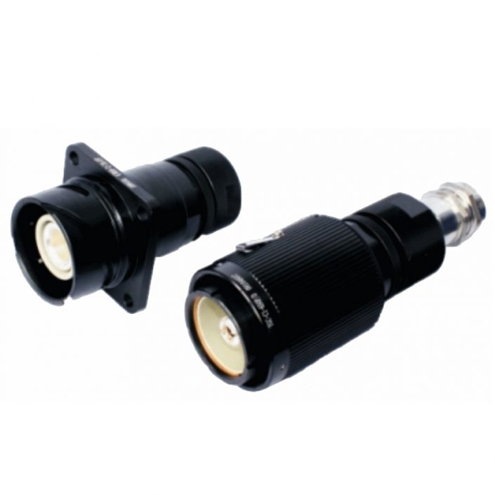 EB-418-1020 卡口式接口連接1芯650A直式IP67壓接式公母對接YGC牽引電連接器