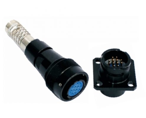 圓形連接器FQC系列18殼體12孔母插頭&公插座卡口連接