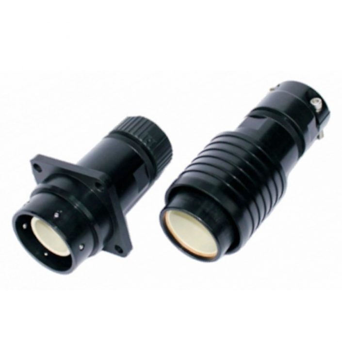 EB-418-1039 YH400 電連接器插頭&插座卡口連接直式4孔法蘭