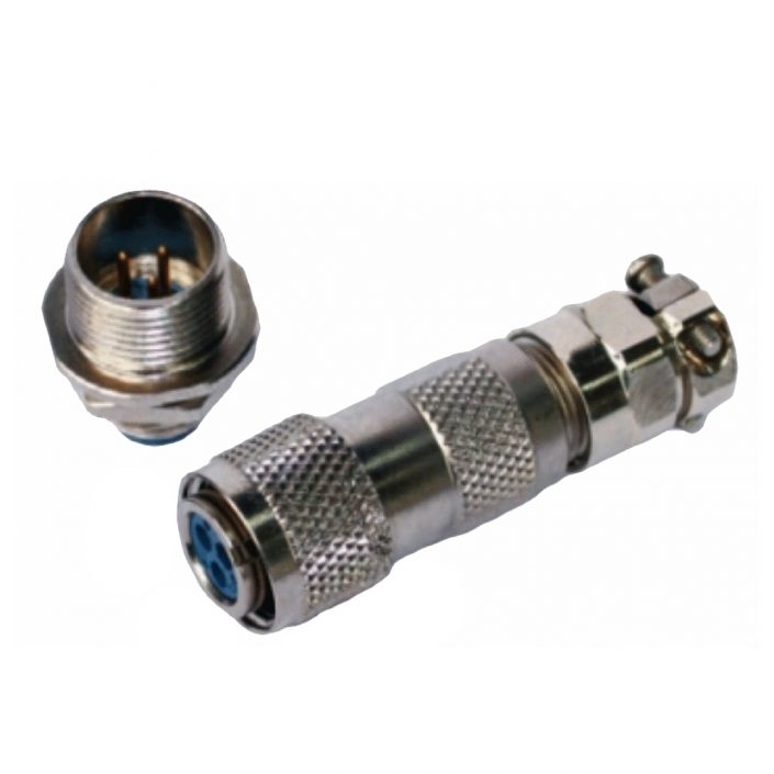 EB-418-7001 鐵路機車用電連接器TL3芯插頭插座公母對接直式螺紋連接