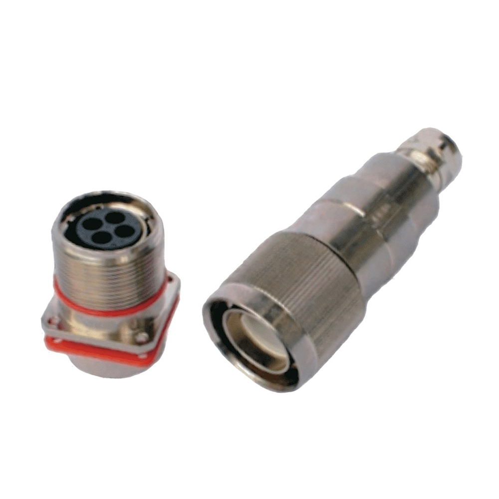 EB-418-7002 4芯插頭插座連接器TL系列直式螺紋連接插頭插座公母對接4孔法蘭牽引連接器