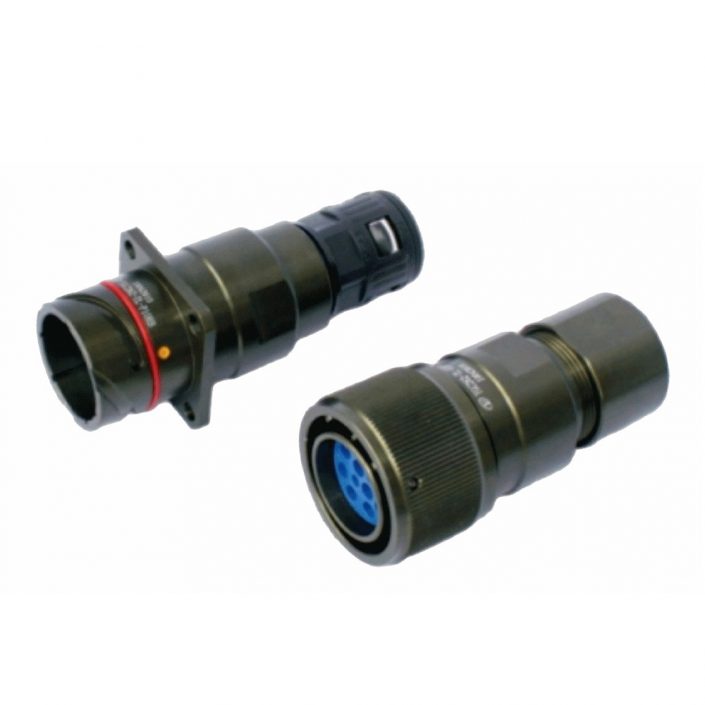 EB-418-7003 10芯圓形連接器TL系列直式插頭插座4孔法蘭公母對接卡口連接