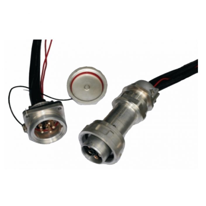 EB-418-7005 電連接器TL系列7芯直式卡口連接插頭插座公母對接接線4孔法蘭