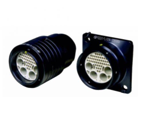 插座母插頭公母對(duì)接TL系列79芯直式2孔法蘭牽引連接器