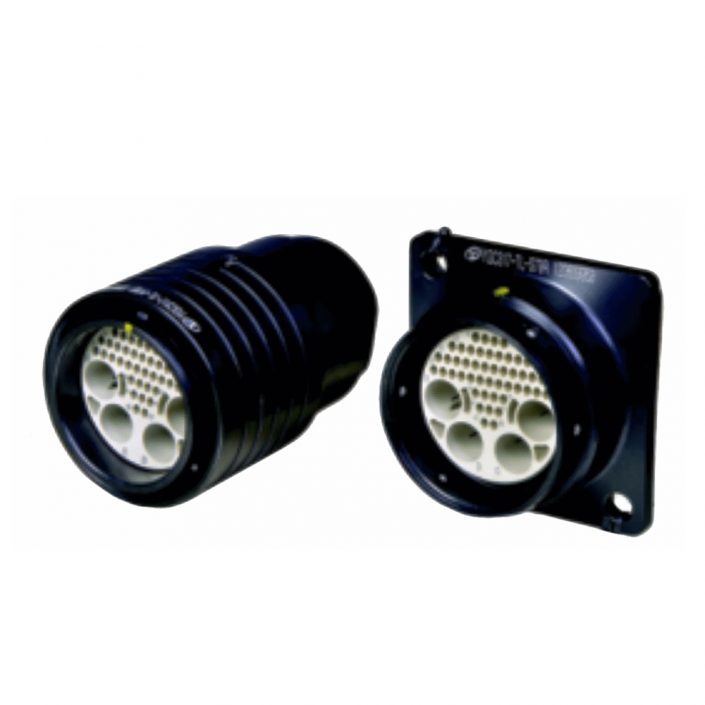 EB-418-7006 插座母插頭公母對接TL系列79芯直式2孔法蘭牽引連接器