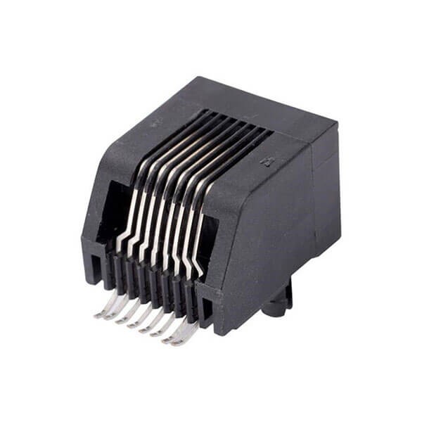 EB-500-7110_2 網絡接口RJ45連接器國標耐高溫居家電話專用接口連接器