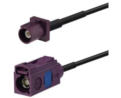 公轉(zhuǎn)母Fakra D型直式4G LTE 3G UMTS GSM車載天線連接器延長線2米