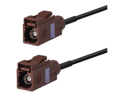 Fakra連接器F型直式母轉(zhuǎn)母車載天線延長(zhǎng)線50厘米