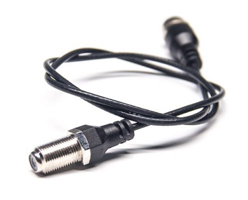 同軸線接頭F型公頭轉(zhuǎn)F型母頭直式50歐姆接RG179線