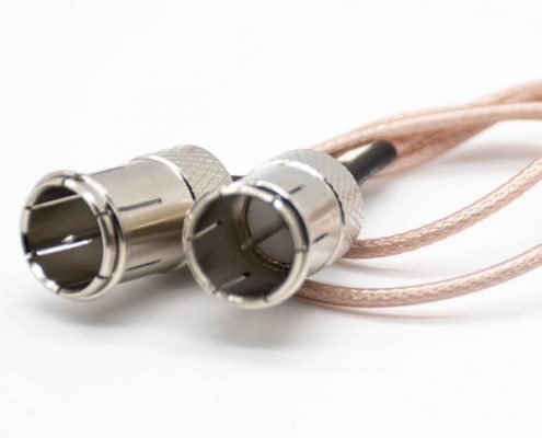 同軸線纜f頭公頭直式接RG178線1米