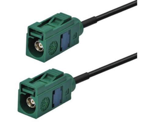 Fakra E型直式母轉(zhuǎn)母汽車立體聲FM AM收音機天線連接器線材2米