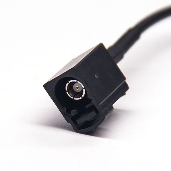 Fakra連接器A型母頭轉(zhuǎn)MCX公頭線材連接器 RG174 線長1米