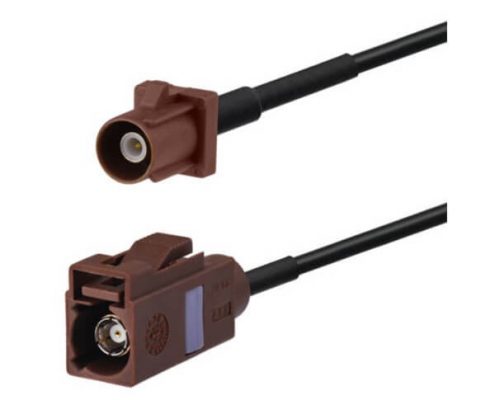 Fakra直頭F型公轉(zhuǎn)母汽車天線延長線3米