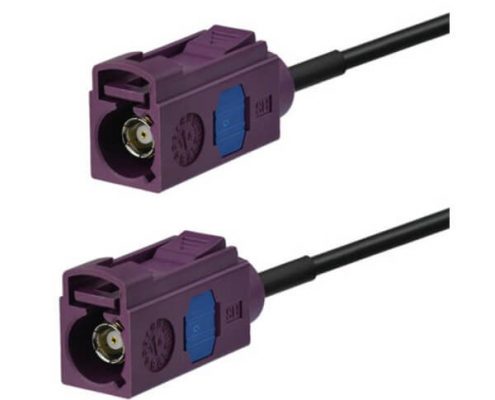 Fakra D型直式母轉(zhuǎn)母車載4G LTE 3G UMTS GSM天線延長線2米