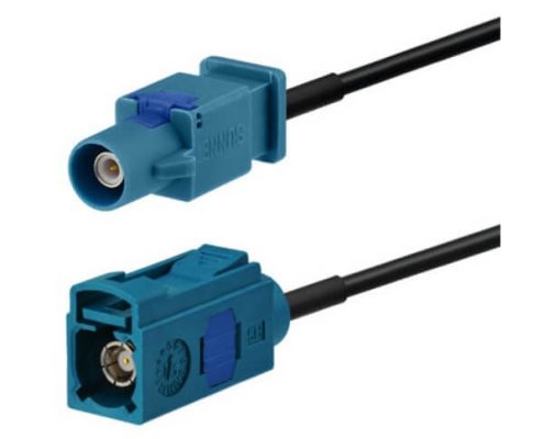 Fakra 公母車(chē)頭GPS天線(xiàn)Fakra Z母頭對(duì)公頭接線(xiàn) 1米