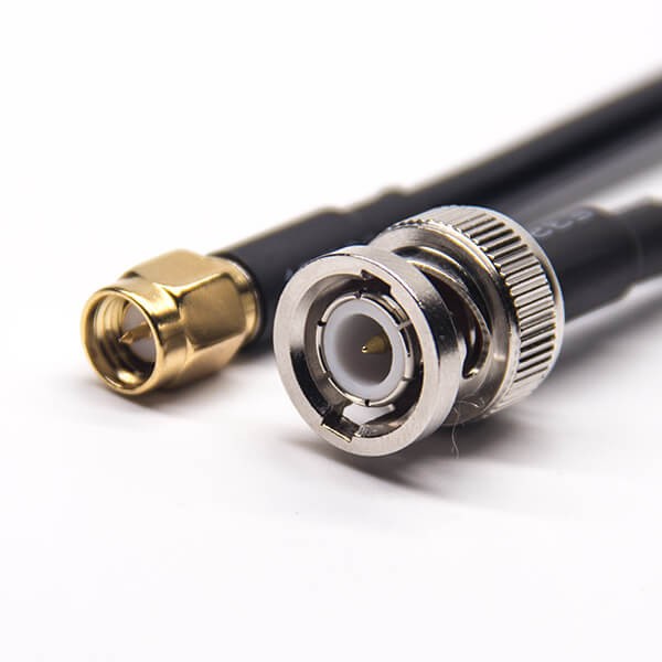 rf-cables-bnc-male-180-degree-to-sma-male-straight-coaxial-cable-with-rg223-rg58 屏蔽線BNC接頭公頭直式轉(zhuǎn)SMA公頭直式同軸線纜接RG223 RG58
