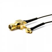 sma-cables-male-90-degree-to-mmcx-male-right-angle-connector-1-m MMCX轉(zhuǎn)接SAM公頭轉(zhuǎn)公頭彎式PCB板插孔接線連接器1米