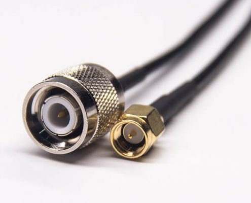rf射頻線sma直式公頭轉(zhuǎn)TNC公頭接RG174線材