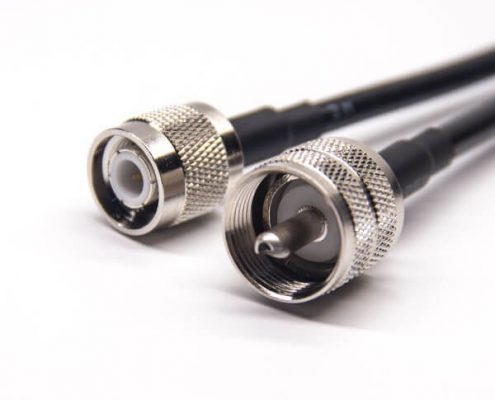 TNC接線公頭直式轉(zhuǎn)UHF公頭直式同軸線纜接RG58 RG223