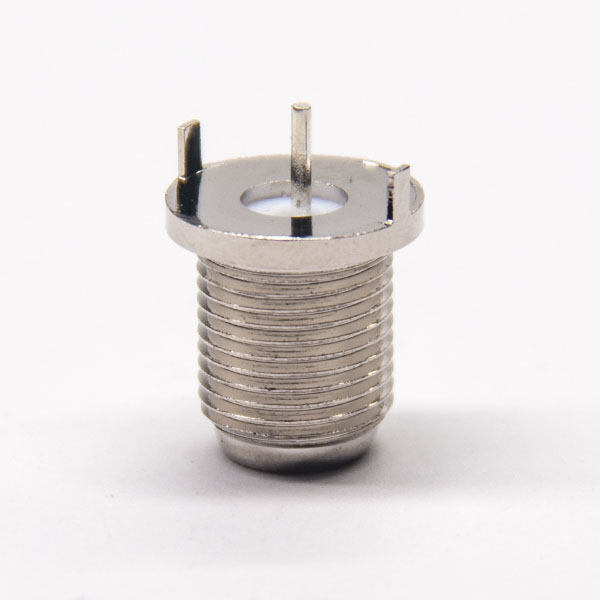 1-2 f頭鍍鎳母頭直式插孔式接PCB板原廠直發(fā)