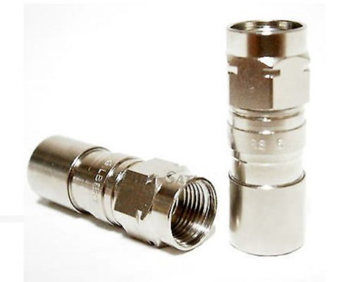 視頻線(xiàn)材接頭F公頭擠壓接RG6同軸線(xiàn)